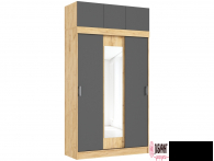 Шкаф с антресолью "Бася" ЛДСП" (МФ) - "Лабиринт" - интернет-магазин мебели для дома в Екатеринбурге, Первоуральске и Ревде