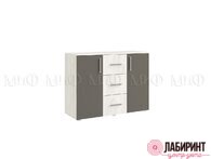 Комод 3 ящика 2 двери "Фиеста Нью" ЛДСП (МФ) - "Лабиринт" - интернет-магазин мебели для дома в Екатеринбурге, Первоуральске и Ревде