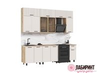 Кухня "Бьянка" 2,6*1,08 (МФ) - "Лабиринт" - интернет-магазин мебели для дома в Екатеринбурге, Первоуральске и Ревде