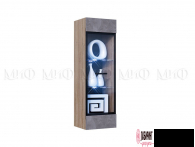 Пенал-стекло навесной ЛДСП "Нэнси Нью" (МФ) - "Лабиринт" - интернет-магазин мебели для дома в Екатеринбурге, Первоуральске и Ревде