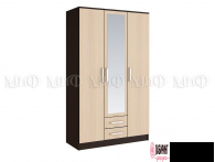 Шкаф 3-х створчатый с зеркалом "Фиеста" ЛДСП (МФ) - "Лабиринт" - интернет-магазин мебели для дома в Екатеринбурге, Первоуральске и Ревде