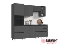 Кухня "Техно-6" 2,4 (МФ) - "Лабиринт" - интернет-магазин мебели для дома в Екатеринбурге, Первоуральске и Ревде
