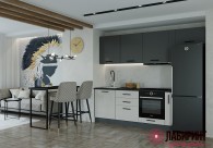 Кухня "Лофт" 2550 (СВТ) - "Лабиринт" - интернет-магазин мебели для дома в Екатеринбурге, Первоуральске и Ревде