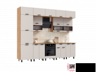 Кухня "Техно" 3,0/1080. Компоновка №2 (МФ) - "Лабиринт" - интернет-магазин мебели для дома в Екатеринбурге, Первоуральске и Ревде