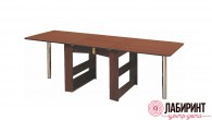 Стол-тумба В1 обеденный раздвижной  на метал.опорах (МВ) - "Лабиринт" - интернет-магазин мебели для дома в Екатеринбурге, Первоуральске и Ревде