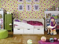 Кровать "Бабочки" 1800 МДФ (МФ) - "Лабиринт" - интернет-магазин мебели для дома в Екатеринбурге, Первоуральске и Ревде