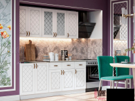 Кухня "Ирина" 2м МДФ (МФ) - "Лабиринт" - интернет-магазин мебели для дома в Екатеринбурге, Первоуральске и Ревде