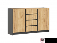 Комод 1200 "Остин" (МФ) - "Лабиринт" - интернет-магазин мебели для дома в Екатеринбурге, Первоуральске и Ревде