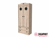 Шкаф 2-х створчатый комбинированный "Мираж" (РСТ) - "Лабиринт" - интернет-магазин мебели для дома в Екатеринбурге, Первоуральске и Ревде