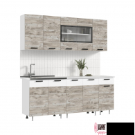 Кухня "Гранд"  2,0м ЛДСП (МФ) - "Лабиринт" - интернет-магазин мебели для дома в Екатеринбурге, Первоуральске и Ревде