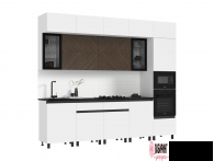 Кухня "Техно-6" 3,0 (1080) (МФ) - "Лабиринт" - интернет-магазин мебели для дома в Екатеринбурге, Первоуральске и Ревде