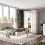 Модульная спальня "Престиж 1" МДФ (Миф) - "Лабиринт" - интернет-магазин мебели для дома в Екатеринбурге, Первоуральске и Ревде