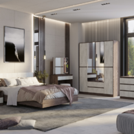 Модульная спальня Милана (РСТ) - "Лабиринт" - интернет-магазин мебели для дома в Екатеринбурге, Первоуральске и Ревде